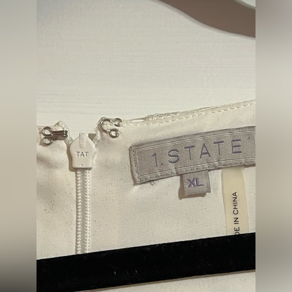 #142 1. STATE • SLEEVELESS CROCHET • COCKTAIL DRESS - Picture 5 of 6